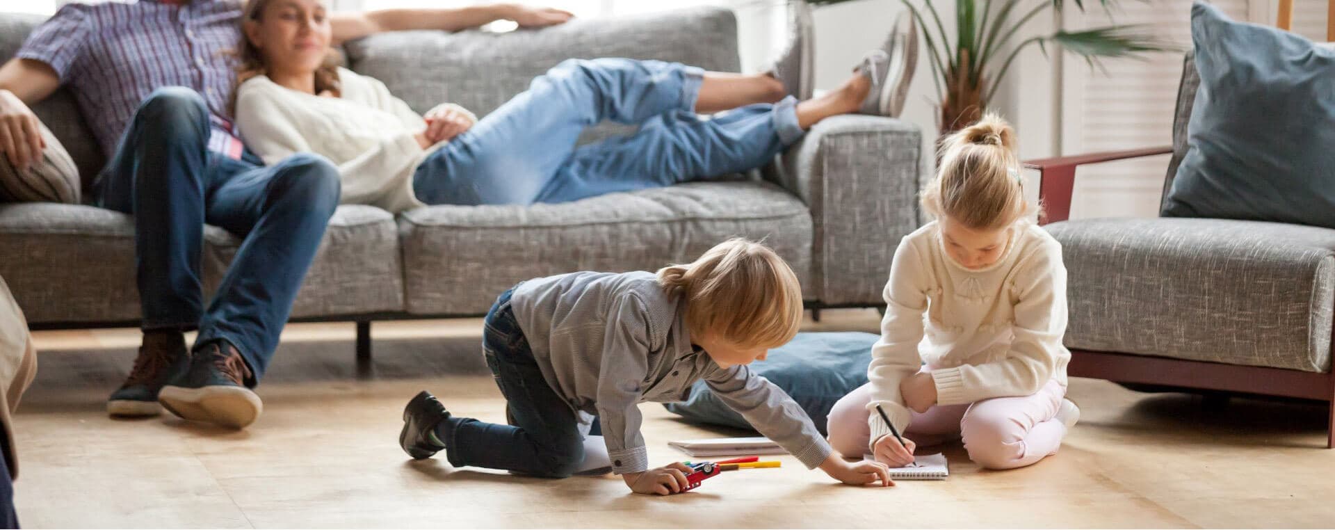 A comfortable family home kept comfortable year round